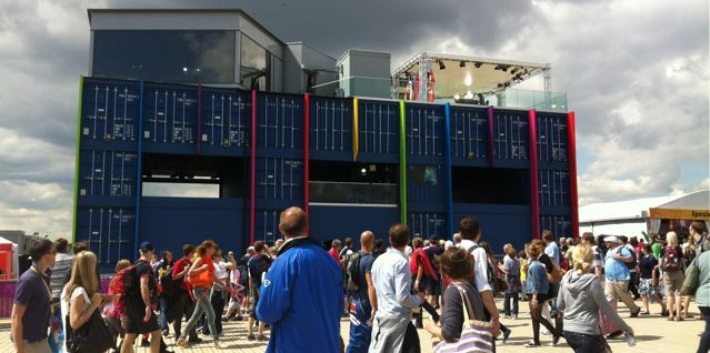 media building at the olympic park